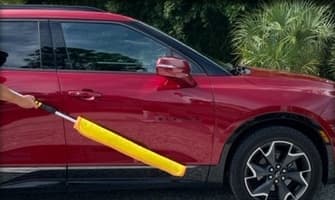 Drying the bottom of your car