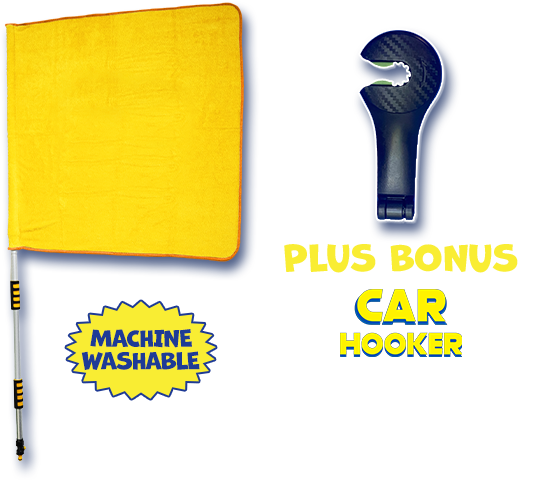 ShamPow™ is Machine Washable. Plus Bonus Car Hooker with every order. *Just pay separate $7.95 processing fee.
